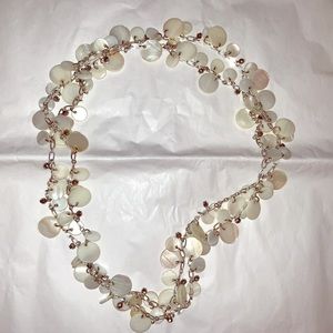 Authentic Stella & Dot Versatile Shell Necklace